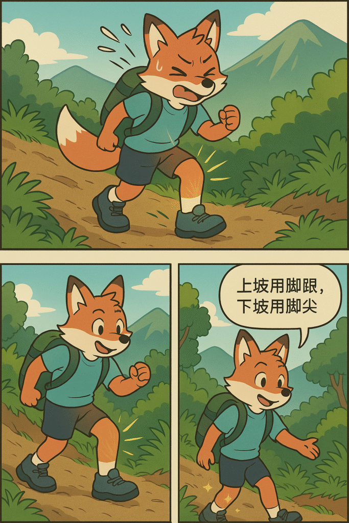上下坡技巧