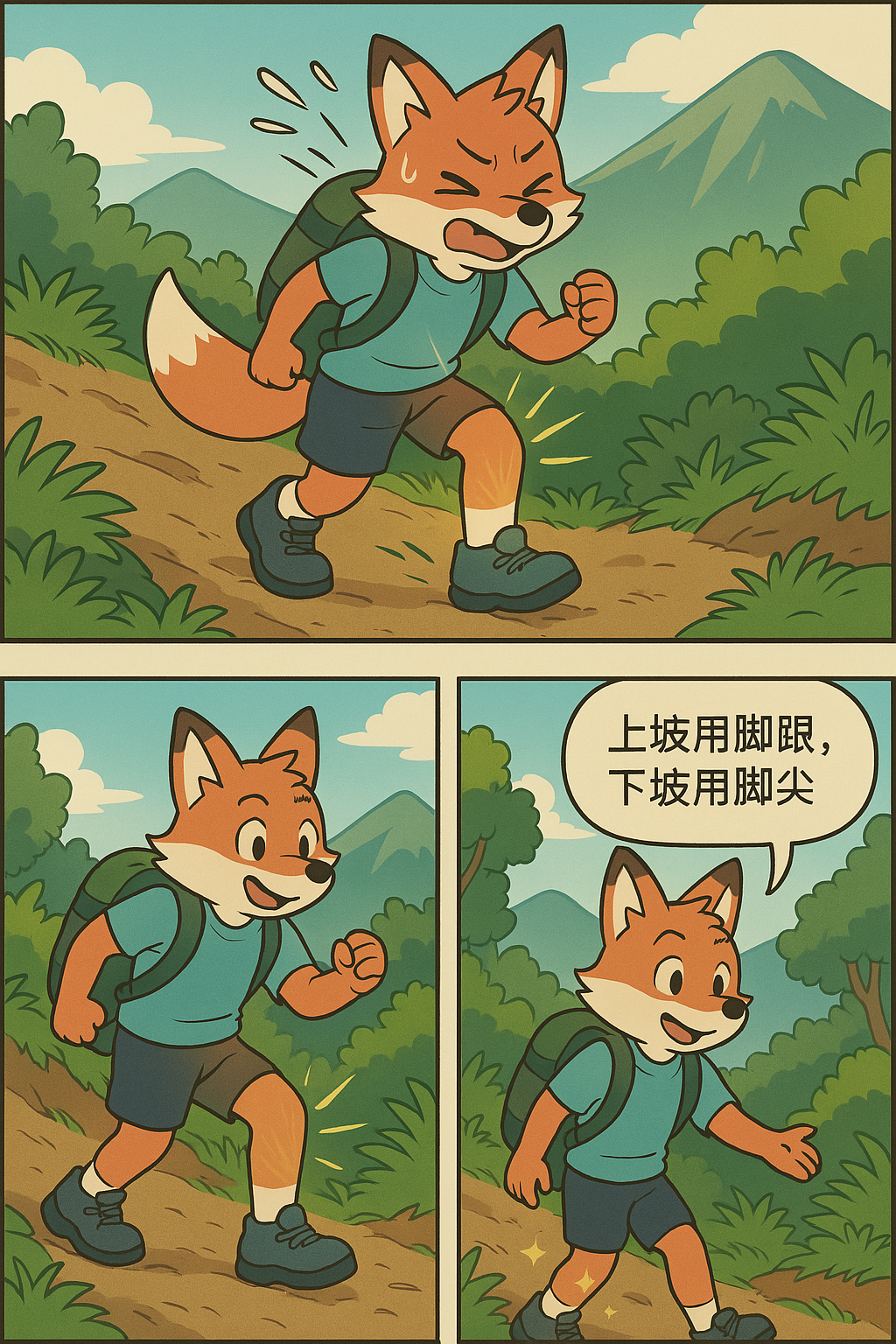 上下坡技巧