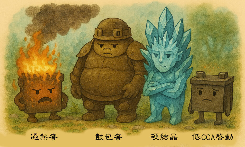 電瓶無法修復