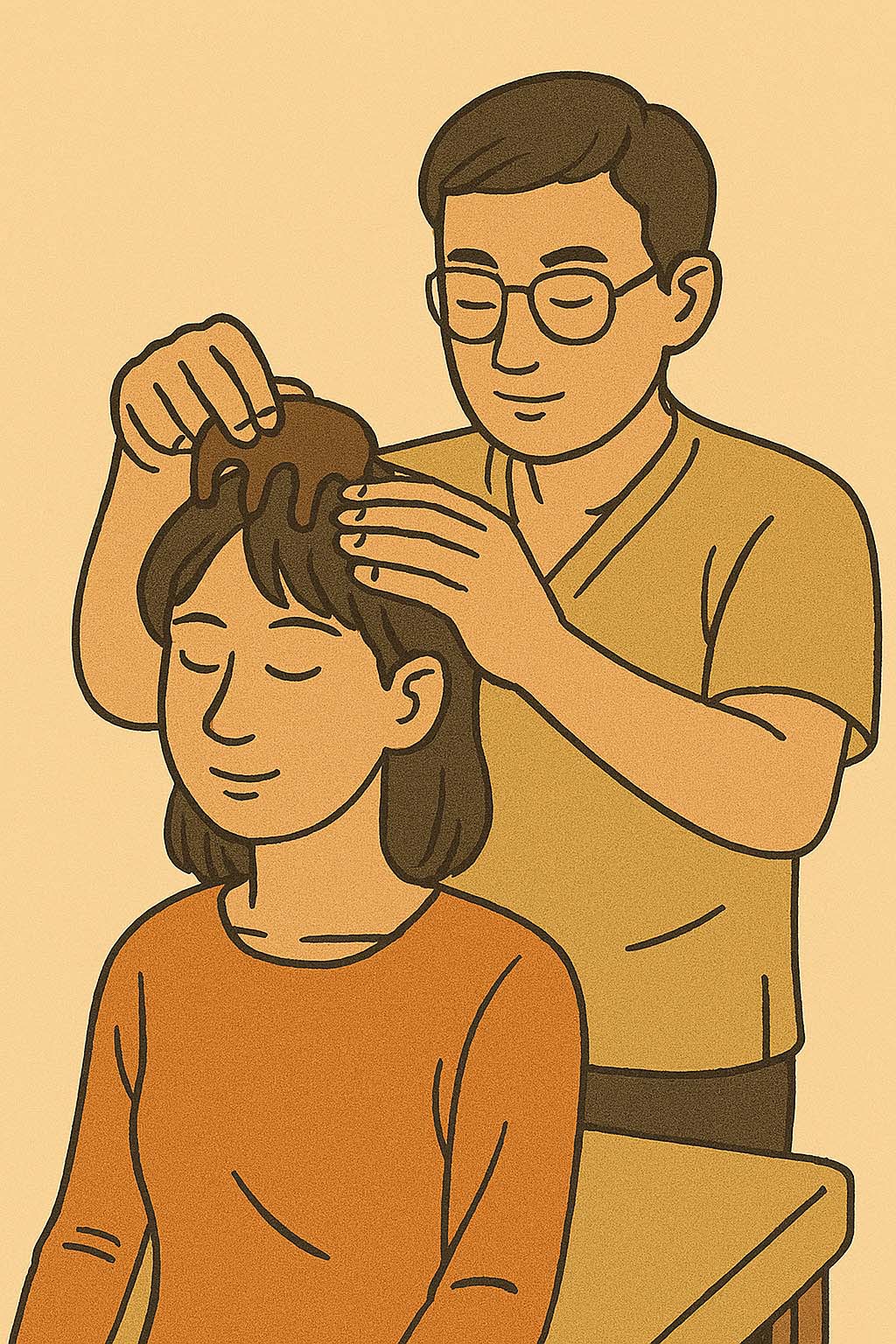 頸椎錯位治療 頭部撥筋 消除疲勞
