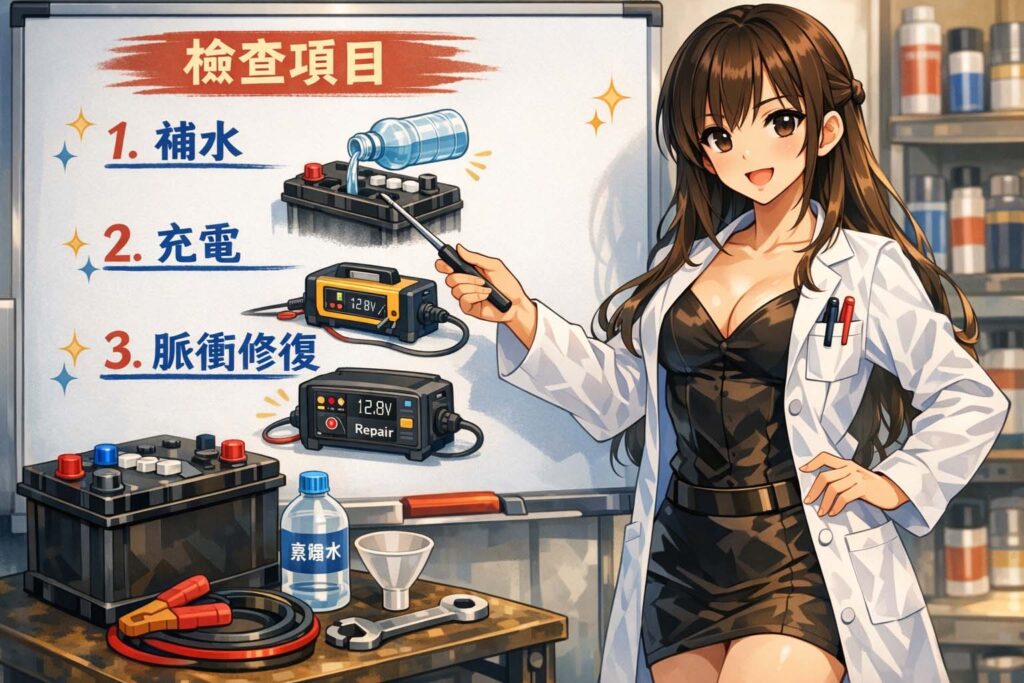 機車電瓶保養全攻略 :從補水到修復一次學會