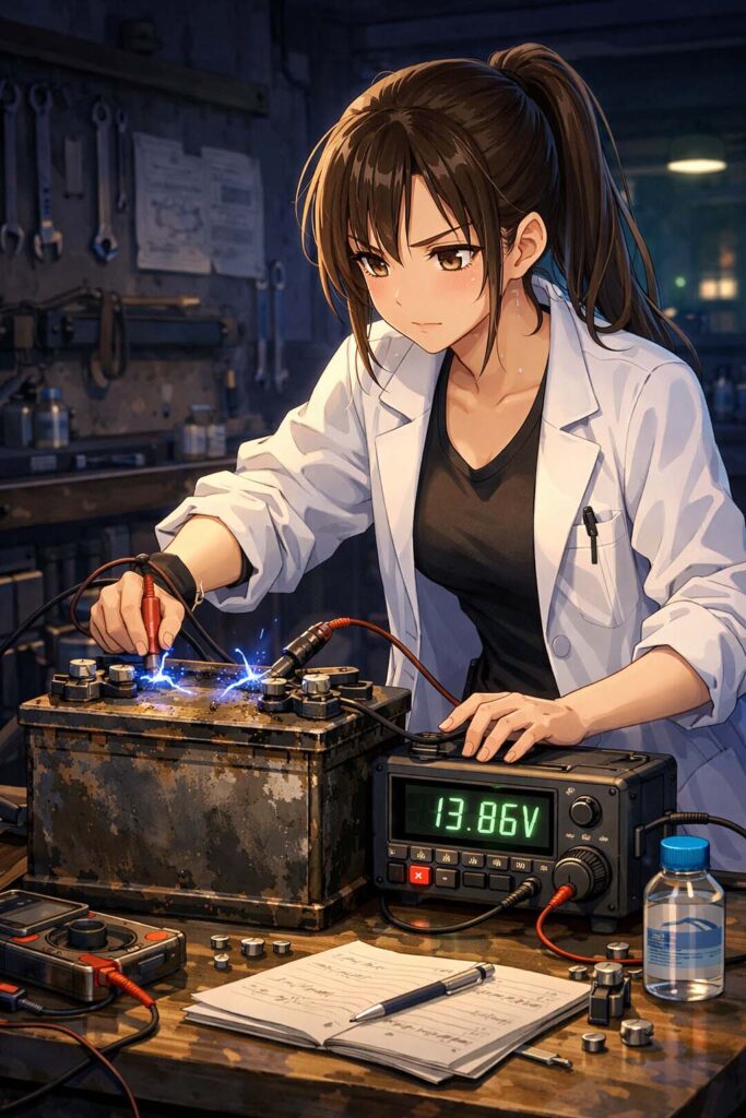 鉛酸電池修復