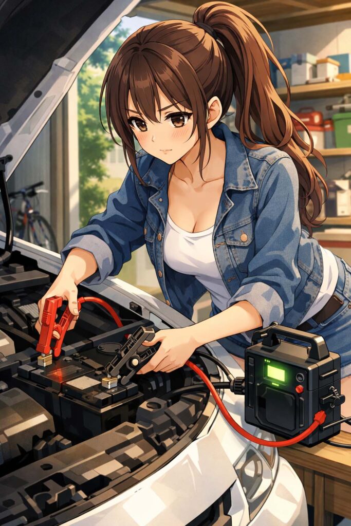 汽車電瓶沒電自救